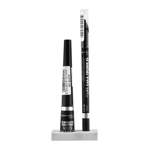 Rimmel London Promo Scandaleyes Exaggerate Liquid Eyeliner + 24Hr Wp Khol Kaja