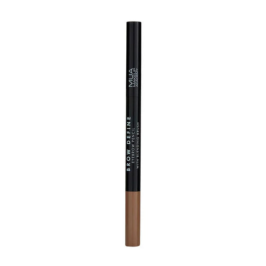 MUA Brow Define Eyebrow Pencil With Blending Brush - Light Brown