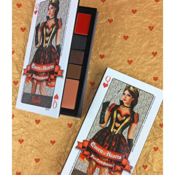 Rude Cosmetics - Face Card Palette - Queen of Hearts