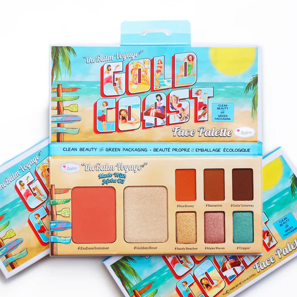 The Balm Pakistan - Gold Coast Face Palette - Model Roz x theBalm