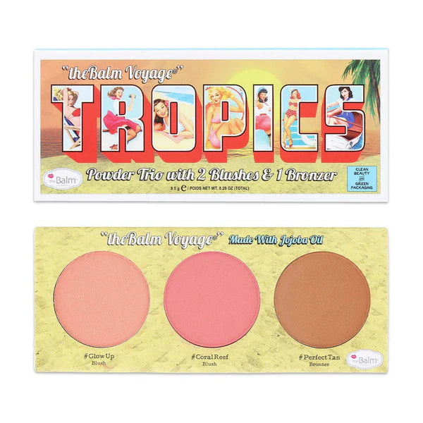 The Balm Pakistan - Tropics Powder Trio - Model Roz x theBalm