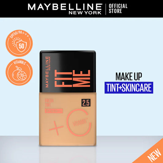 Maybelline - Fit Me Fresh Tint Vit C + Spf 50- 30Ml - Shade 2.5