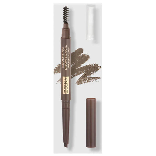 Zeena - Sculpting Brow Pencil Waterproof 020 Chocolate Brown