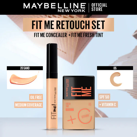 Bundle - Maybelline Fit me Retouch Set